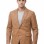 Men Tan Leather Blazer | Premium Lambskin Tailored Formal Sport Coat | Luxury Two-Button Smart Casual Business Evening Outerwear