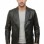 Men Black Leather Blazer | Premium Lambskin Tailored Formal Sport Coat | Luxury Two-Button Smart Casual Business Evening Outerwear