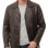 Men Distressed Brown Leather Blazer | Premium Sheepskin Tailored Car Coat | Luxury Multi-Button Smart Casual Business Urban Outerwear