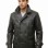 Men Black Leather Peacoat Blazer | Premium Sheepskin Tailored Double Breasted Jacket | Luxury Smart Casual Business Urban Military Outerwear
