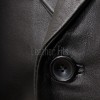 Men Black Leather Blazer | Premium Lambskin Tailored Single Breasted Jacket | Luxury Smart Casual Business Evening Outerwear