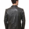 Men Dark Brown Leather Blazer | Premium Tailored Lambskin Sport Coat | Luxury Single Breasted Smart Casual Business Evening Outerwear