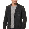 Men Black Suede Leather Blazer | Premium Goatskin Tailored Sport Coat | Luxury Single Breasted Smart Casual Business Evening Outerwear