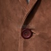 Men Brown Suede Leather Blazer | Premium Goatskin Tailored Sport Coat | Luxury Single Breasted Smart Casual Business Evening Outerwear
