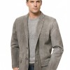 Men Grey Suede Leather Blazer | Premium Goatskin Tailored Sport Coat | Luxury Single Breasted Smart Casual Business Evening Outerwear