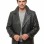 Men Black Leather Blazer Jacket | Premium Sheepskin Double Breasted Tailored Pea Coat | Luxury Business Casual Military Inspired Outerwear