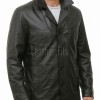 Men Black Leather Blazer Jacket | Premium Lambskin Tailored Car Coat | Luxury Single Breasted Casual Business Outerwear