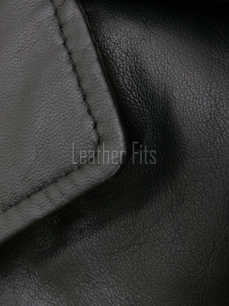 Men Black Leather Blazer Jacket | Premium Lambskin Tailored Car Coat | Luxury Single Breasted Casual Business Outerwear