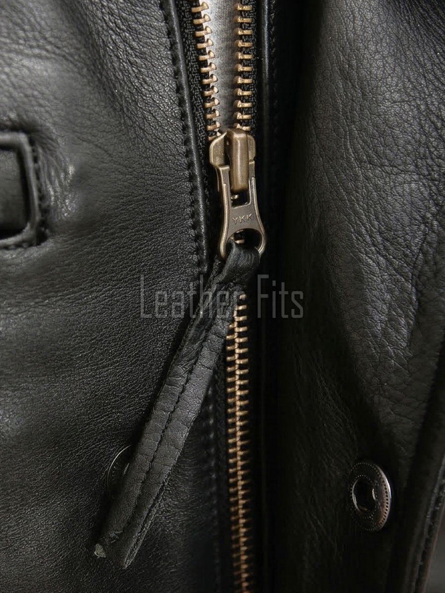 Men Black Premium Genuine Leather Cargo Jacket - Military Stand Collar Slim Fit Real Sheepskin Multi Pocket Casual Outerwear for Men
