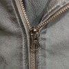 Men Grey Premium Genuine Leather Biker Jacket - Quilted Shoulder Slim Fit Real Sheepskin Asymmetrical Cross Zip Moto Outerwear for Men