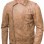 Men Tan Premium Genuine Vintage Leather Quilted Asymmetrical Biker Jacket