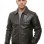 Men Black Premium Genuine Leather Jacket - Classic Shirt Collar Bomber Real Sheepskin Casual Flight Outerwear Elegant Minimalist Coat Men
