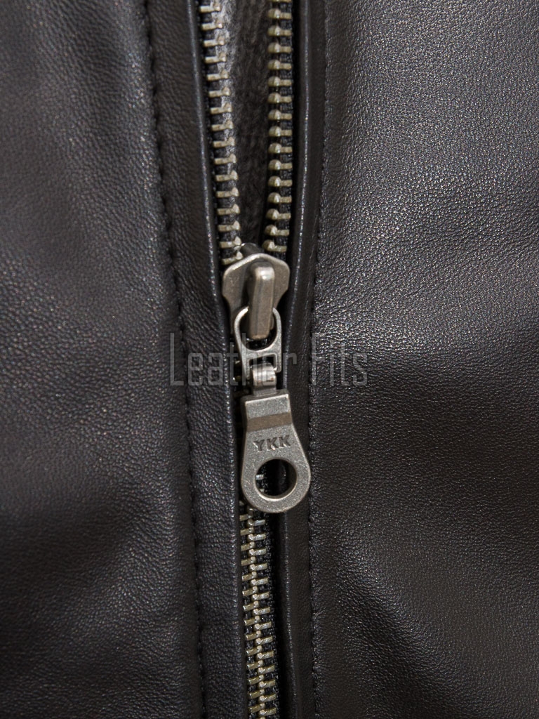 Men Black Premium Genuine Leather Jacket - Classic Shirt Collar Bomber Real Sheepskin Casual Flight Outerwear Elegant Minimalist Coat Men