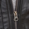 Men Black Premium Genuine Leather Jacket - Multi-Pocket Biker Moto Cafe Racer Snap Tab Collar Real Sheepskin Zipper Cuffs Outerwear Coat Men