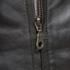 Men Black Classic Genuine Leather Jacket - Timeless Shirt Collar Harrington Cafe Racer Casual Premium Smooth Lambskin Outerwear Coat Men