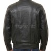 Men Black Leather Bomber Jacket - Vintage Multi-Pocket Pilot Moto Flight Premium Real Sheepskin High Funnel Neck Casual Zip Coat Men Outerwear
