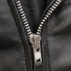Men Black Leather Biker Jacket - Classic Asymmetric Cross Zip Moto Rider Premium Real Sheepskin Belted Heavy Metal Rock Rocker Men Outerwear