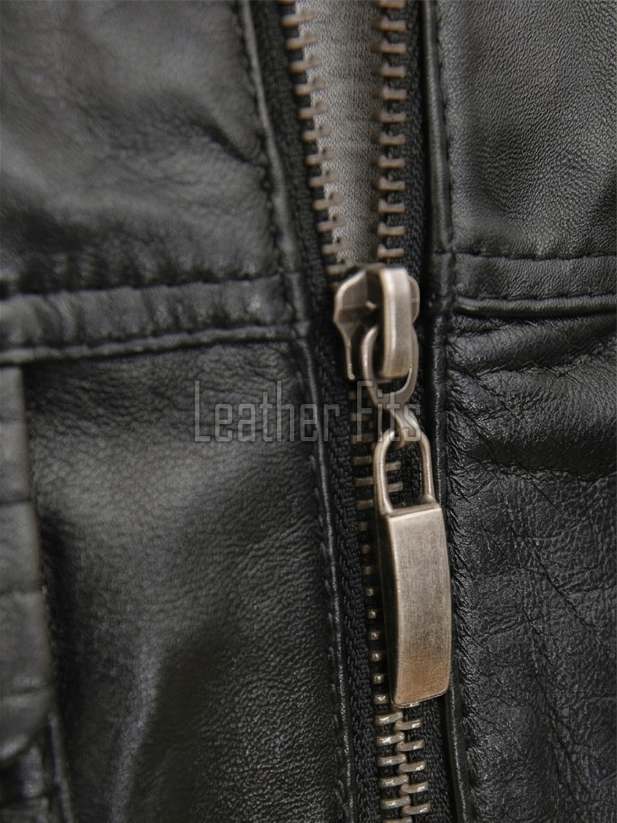 Men Black Leather Bomber Jacket - Premium Real Sheepskin Cargo Pocket Epaulet Flight Coat Casual Urban Aviator Outerwear