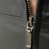 Men Black Leather Jacket - Premium Sheepskin Sleek Mandarin Stand Collar Minimalist Horizontal Seam Center Zip Casual Lightweight Coat