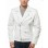 Men White Leather Jacket - Premium Stark White Brando Biker Coat Asymmetric Zip Shoulder Epaulets Belted Heavy Rock Moto Rider Men