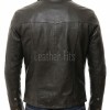 Men Black Leather Jacket - Premium Genuine Soft Cowhide Western Shirt Slim Fit Casual Classic Snap Button Luxury Vintage Moto Outerwear Men