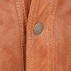 Men Brown Leather Jacket - Premium Tan Western Shirt Soft Genuine Cowhide Slim Fit Casual Classic Snap Button Luxury Vintage Outerwear Men