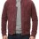 Men Burgundy Suede Bomber Jacket - Premium Classic MA1 Flight Aviator Coat Ribbed Knit Trim Quilted Wind Flap Sleek Wine Genuine Outerwear