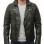 Men Black Leather Biker Jacket | Genuine Sheepskin Asymmetric Motorcycle Coat | Premium Quilted Shoulder Slanted Zipper Urban Rider Shell