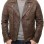 Men Distressed Brown Leather Biker Jacket | Vintage Cowhide Asymmetric Motorcycle Coat | Premium Quilted Shoulder Slanted Zipper Rider Outerwear