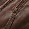 Men Distressed Brown Leather Biker Jacket | Vintage Cowhide Asymmetric Motorcycle Coat | Premium Quilted Shoulder Slanted Zipper Rider Outerwear