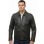 Men Black Leather Minimalist Jacket | Casual Turn Down Point Collar Moto Coat | Premium Supple Lambskin Single Zippered Chest Pocket Outerwear