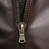 Men Dark Brown Leather Bomber Jacket | Classic Turn Down Point Collar MA1 Aviator | Premium Lambskin Ribbed Cuff Waistband Outerwear Flight Coat