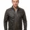 Men Distressed Leather Cafe Racer Jacket | Premium Vintage Black Brown Genuine Sheepskin | Retro Motorcycle Biker Ribbed Shoulder Outerwear