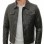 Men Black Leather Trucker Jacket | Premium Vintage Genuine Sheepskin Western Coat | Classic Turn Down Shirt Collar Button Up Denim Style Outerwear