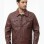 Men Oxblood Leather Trucker Jacket | Premium Vintage Plum Genuine Lambskin Casual Coat | Western Classic Button Up Denim Style Fitted Outerwear