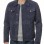 Men Navy Blue Suede Trucker Jacket | Premium Genuine Midnight Indigo Leather Western Shacket | Vintage Casual Button Up Fitted Outerwear