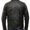 Men Vintage Whiskey Tan Leather Jacket | Premium Genuine Lambskin Cafe Racer Moto | Distressed Cognac Ribbed Sleeve Multi-Pocket Cruiser Coat