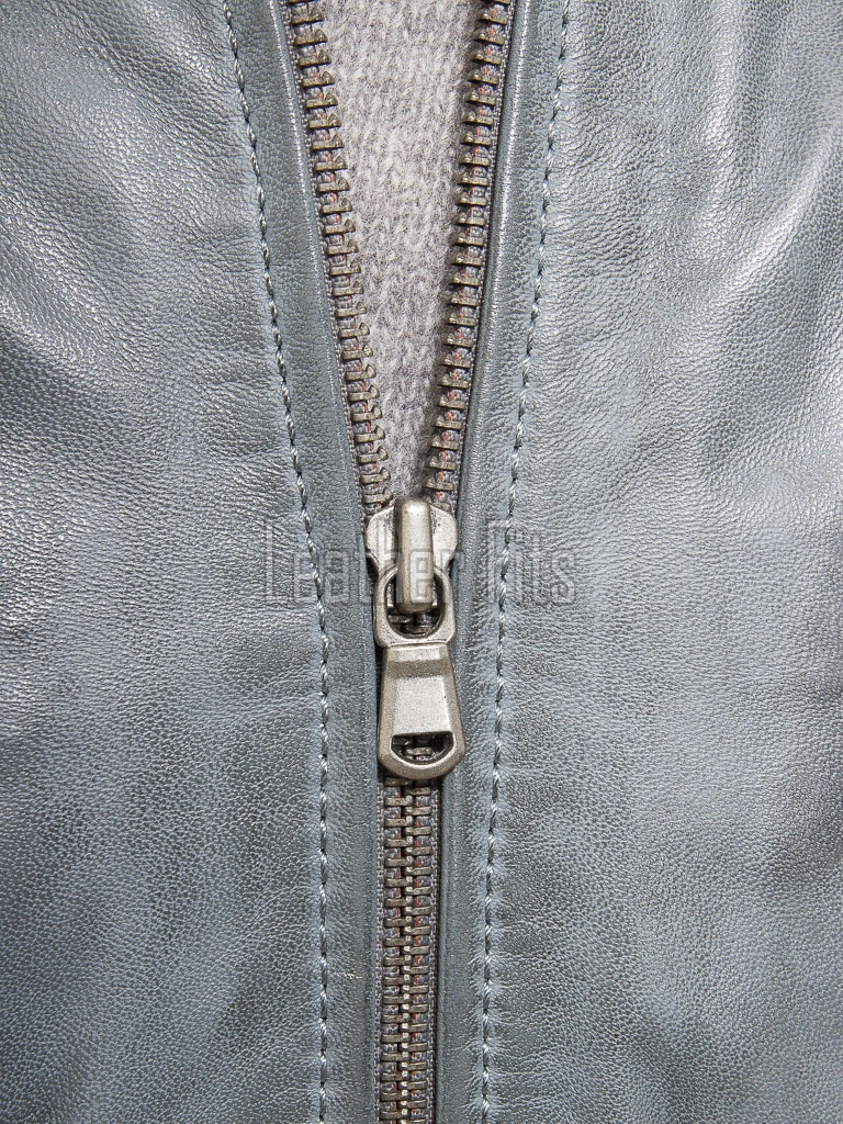 Men Stone Grey Leather Moto Jacket | Premium Genuine Lambskin Quilted Biker | Smart Casual Vintage Distressed Cafe Racer Segmented Coat