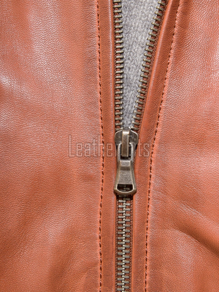 Men Cognac Copper Leather Moto Jacket | Premium Genuine Lambskin Quilted Biker | Smart Casual Vintage Russet Cafe Racer Segmented Urban Coat