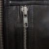 Men Black Leather Bomber Jacket | Premium Lambskin Soft Grain Casual Aviator | Modern Onyx Minimalist Ribbed Knit Streetwear Blouson Coat