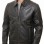 Men Dark Brown Leather Casual Jacket | Premium Lambskin Classic Shirt Collar Winter Coat | Modern Deep Espresso Minimalist Urban Field Blouson
