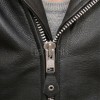 Men Black Leather Fringed Biker Jacket | Premium Cowhide Vintage Rocker Moto Coat | Modern Western Asymmetric Belted Rider Outerwear
