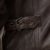 Men Dark Brown Leather Biker Jacket | Premium Distressed Waxed Cowhide Café Racer | Coffee Espresso Diamond Quilted Asymmetric Moto Blouson