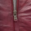 Men Burgundy Oxblood Leather Jacket | Premium Quilted Sheepskin Cafe Racer | Vintage Wine Maroon Distressed Moto Rider Zipper Blouson