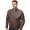 Men Cocoa Brown Leather Jacket | Premium Quilted Sheepskin Cafe Racer | Vintage Chestnut Earth Tone Moto Rider Zipper Blouson