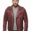 Men Oxblood Red Leather Biker Jacket | Premium Distressed Burgundy Sheepskin Double Rider | Diamond Quilted Heavy Edge Moto Blouson