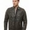 Men Distressed Black Leather Jacket | Premium Charcoal Obsidian Sheepskin Cafe Racer | Vintage Smoked Sulfur Quilted Moto Rider Blouson
