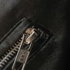 Men Classic Black Leather Biker Jacket | Premium Onyx Sheepskin Belted Double Rider | Heritage Rocker Moto Blouson with Silver YKK Zippers