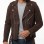 Men Brown Suede Leather Biker Jacket | Premium Cocoa Espresso Genuine Double Rider | Vintage Velvet Touch Luxury Moto Blouson Belted