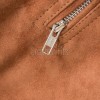 Men Camel Suede Leather Biker Jacket | Premium Toffee Genuine Double Rider | Vintage Tan Velvet Touch Luxury Moto Blouson Belted